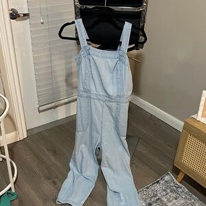 Japna Light Blue Denim Jumpsuit